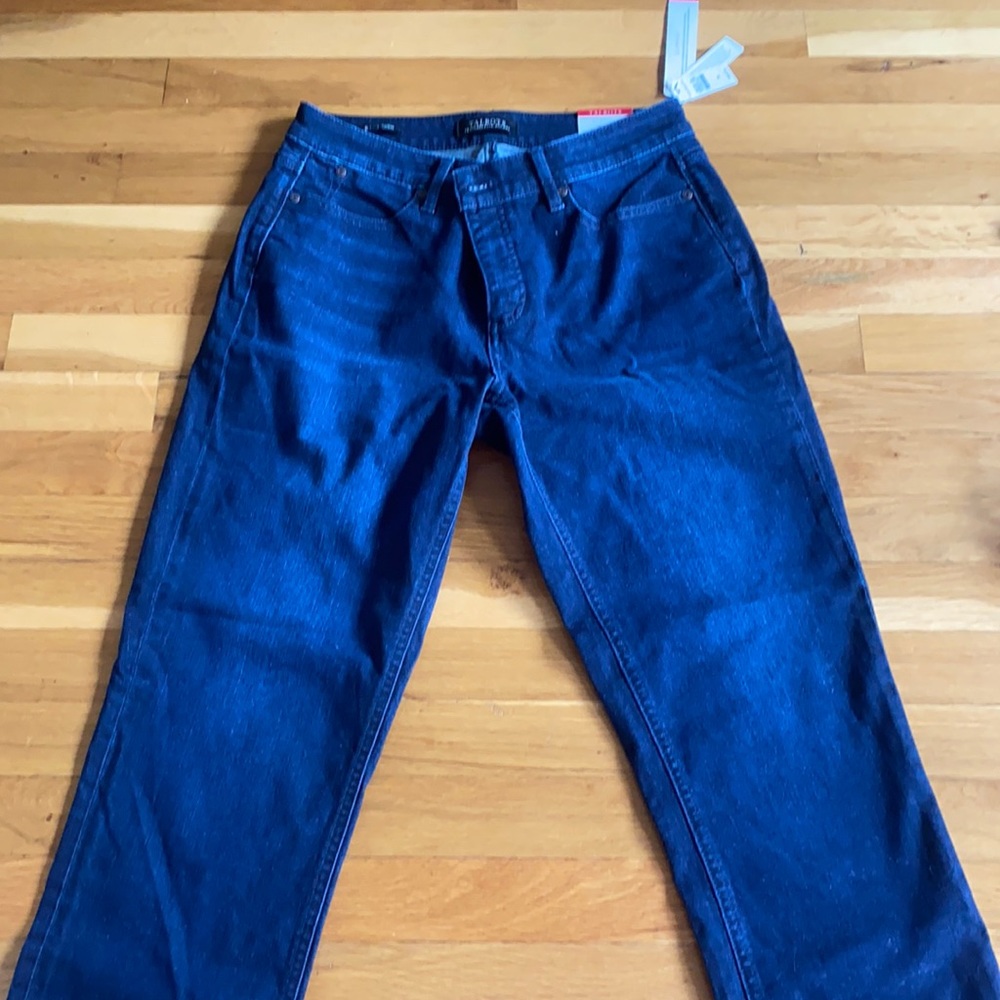 Talbots Flawless Five-Pocket straight curvy jeans